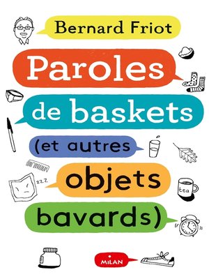 cover image of Paroles de baskets (et autres objets bavards)